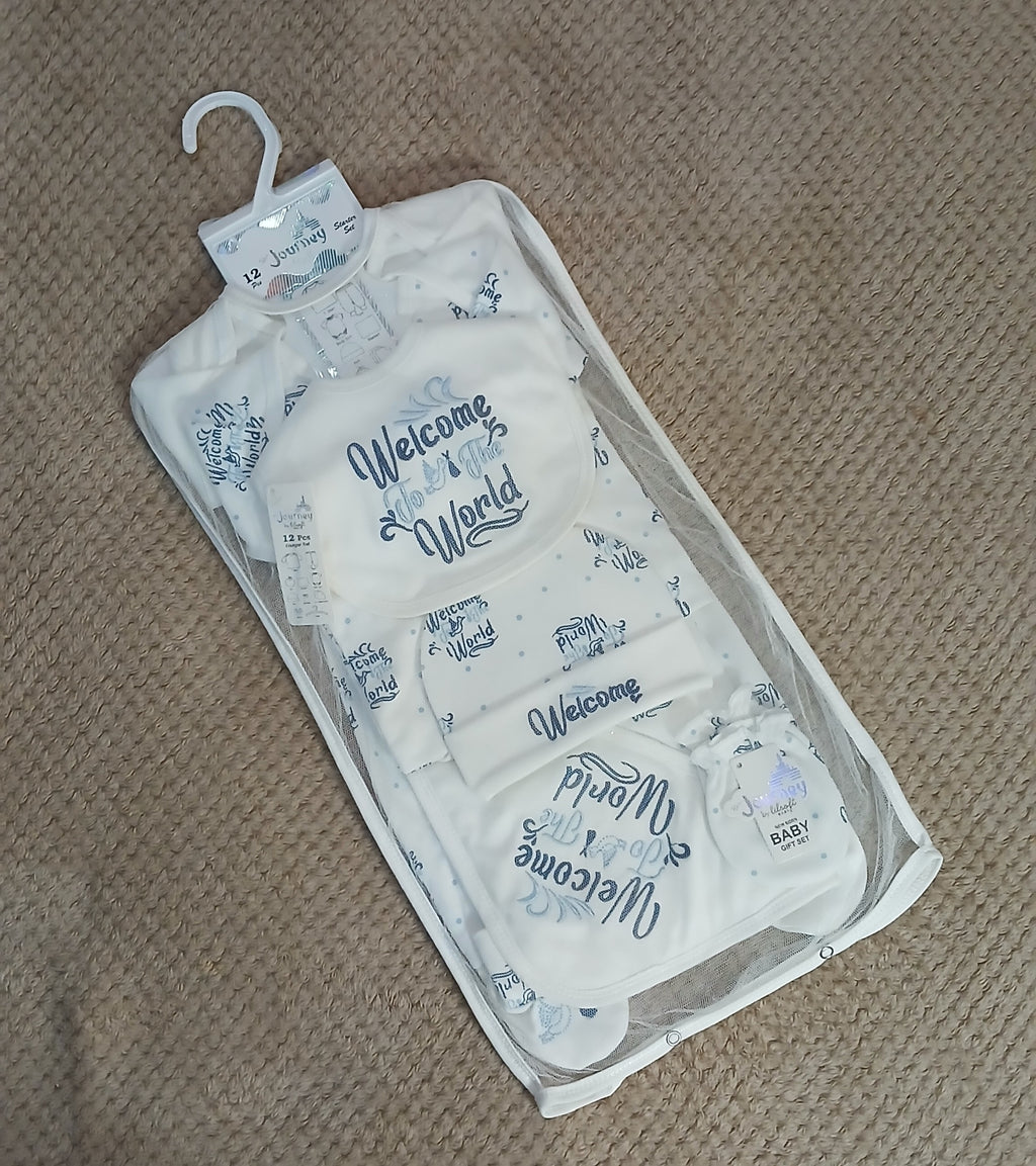 Welcome to the World – 12 Piece Baby Gift Set
