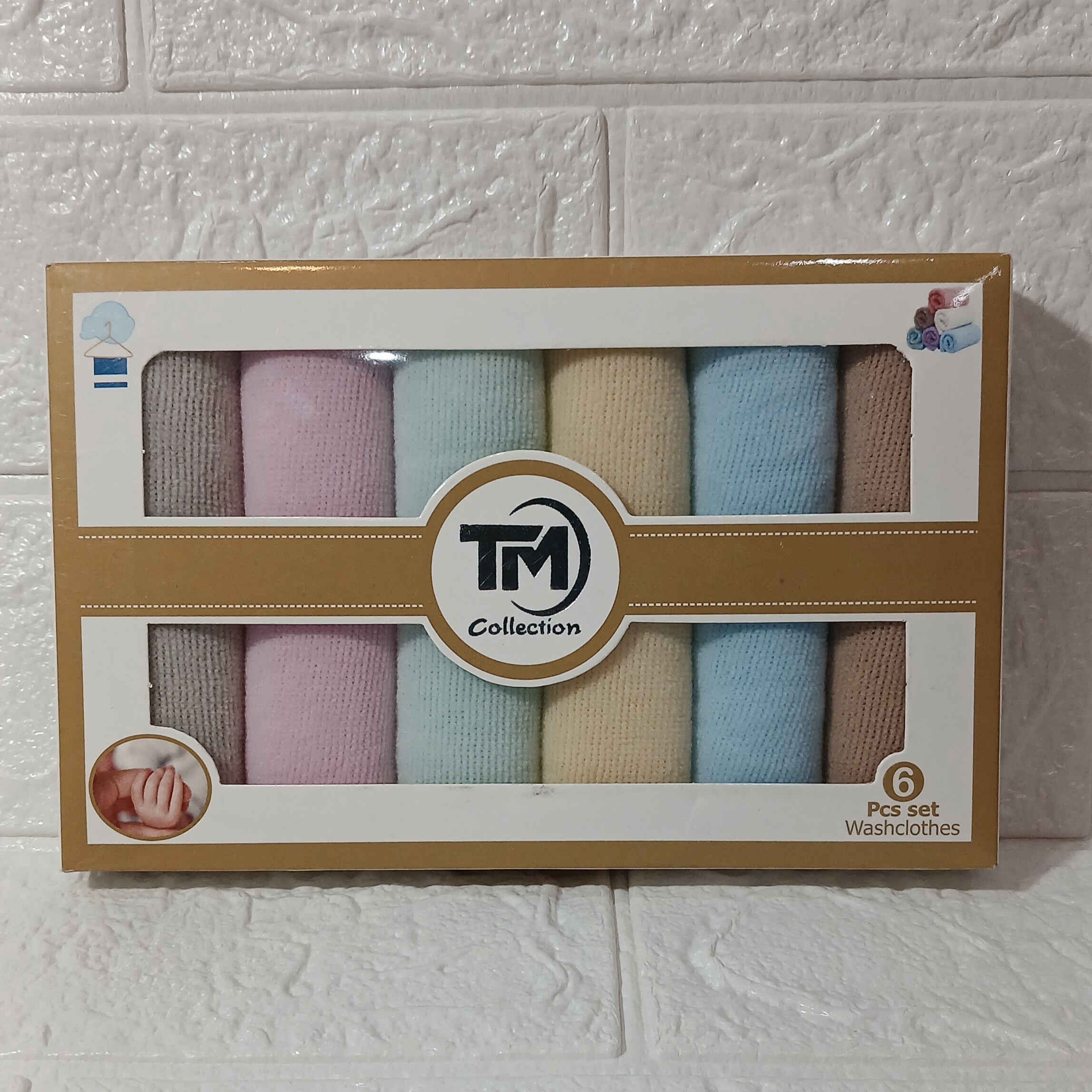 Baby Washcloth Set – 6 Pieces