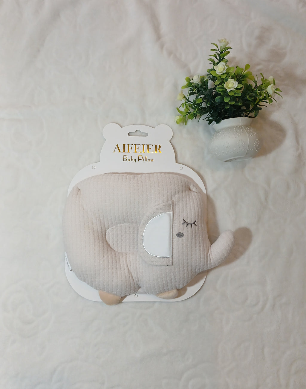 Aiefier Baby Pillow Elephant Shape (Imported)