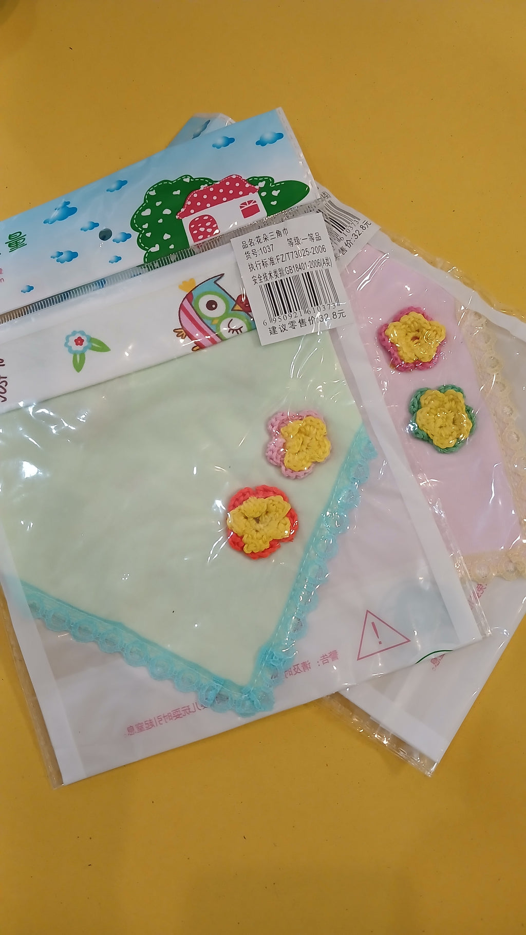 Bandana Bib for Girls