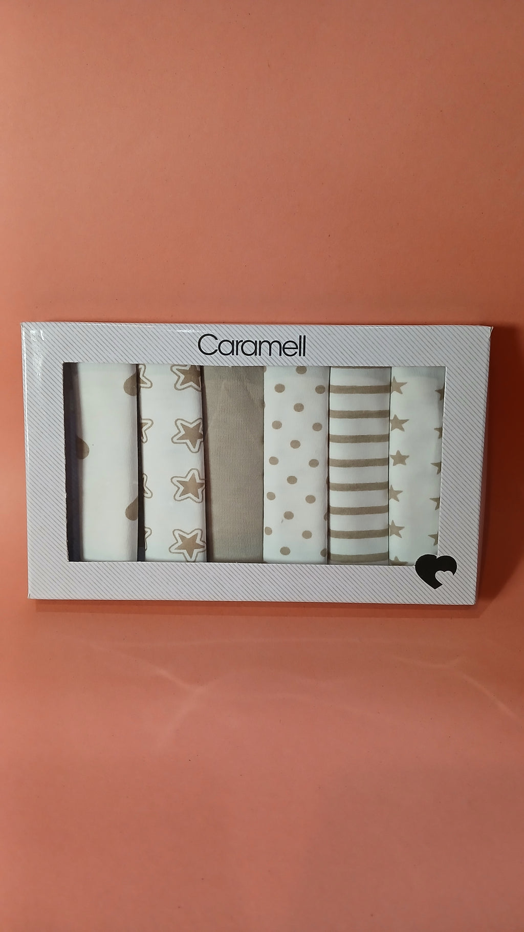 Caramel Baby Face Towel 6 Pieces Set