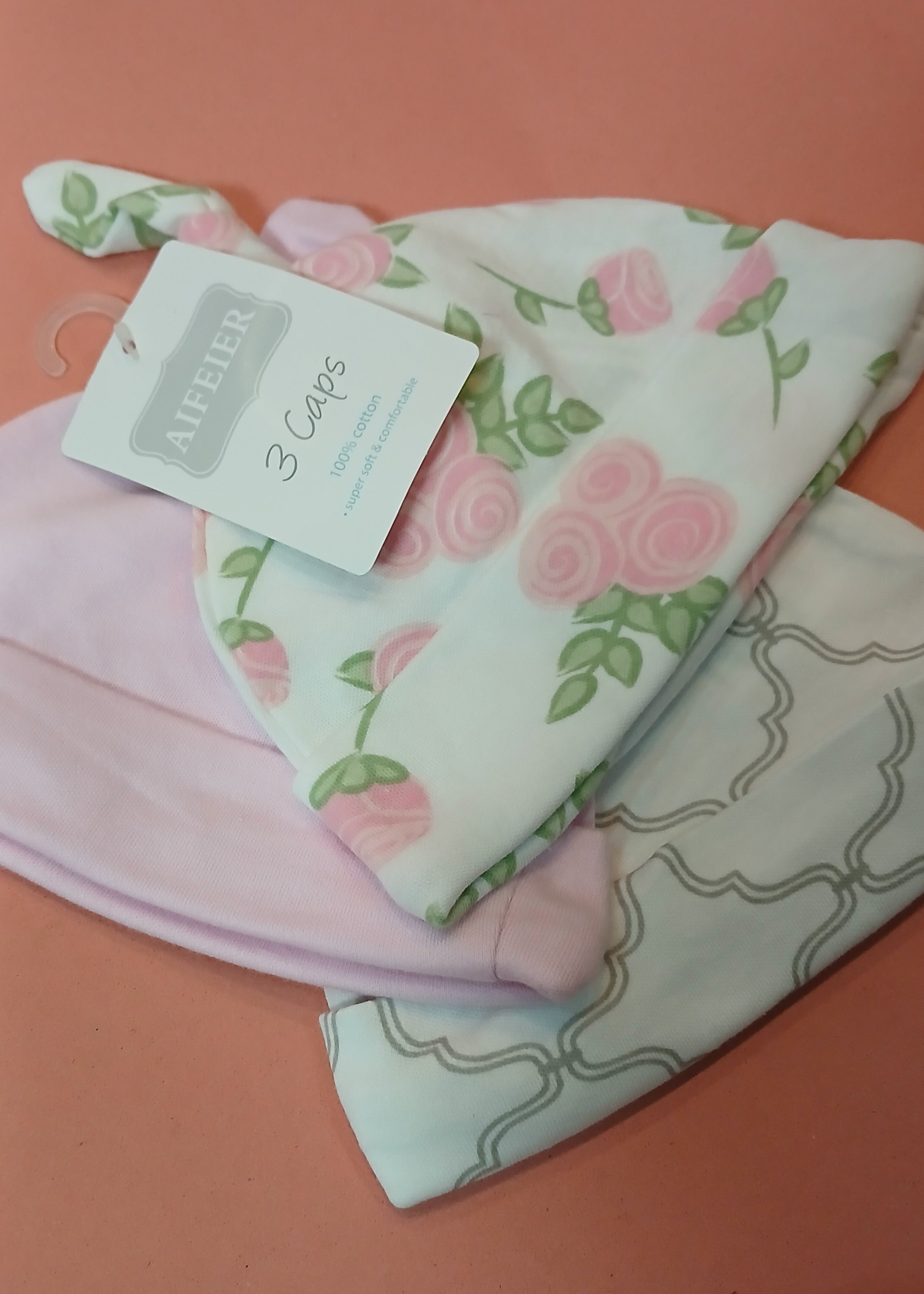 100% Cotton Baby Caps (Imported)