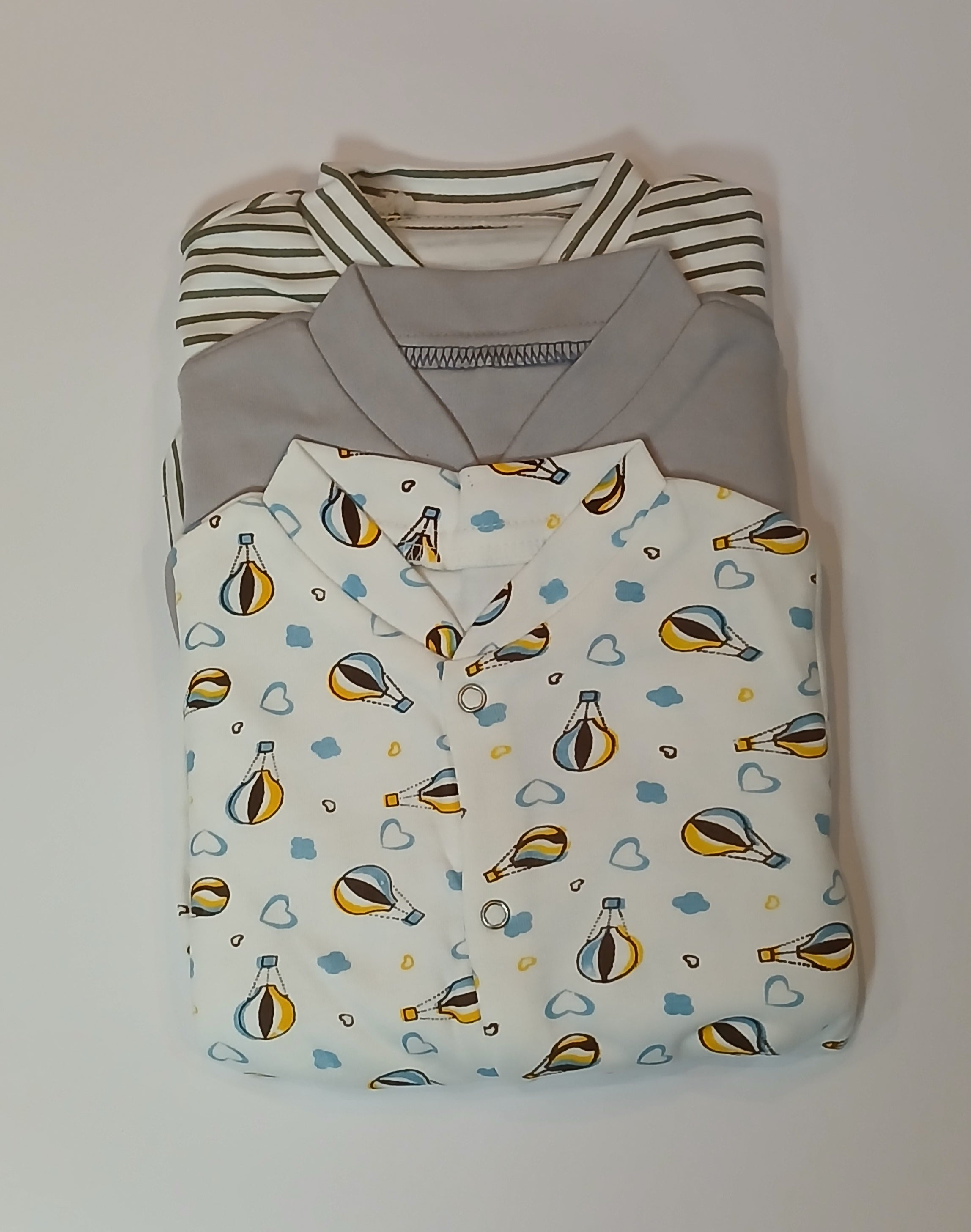 Tiny Toon Baby Sleepsuits with Booties (Pack of 3)