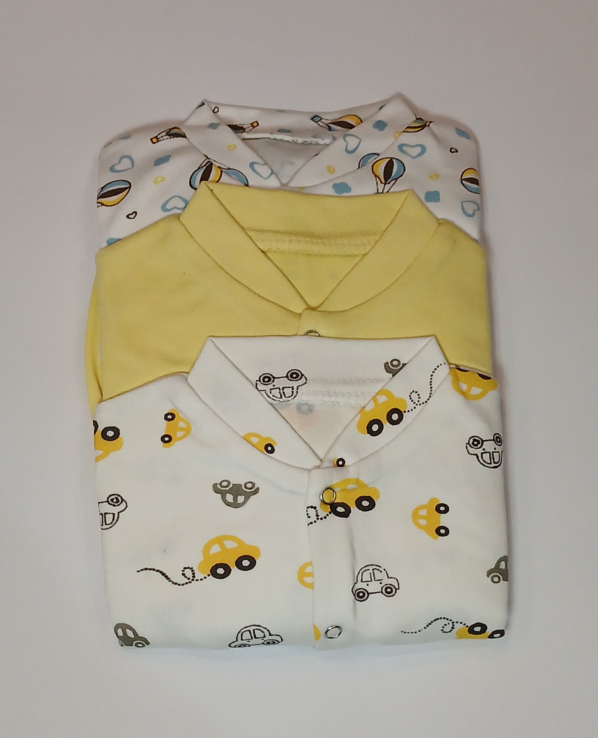 Tiny Toon Baby Sleepsuits with Booties –(Pack of 3)