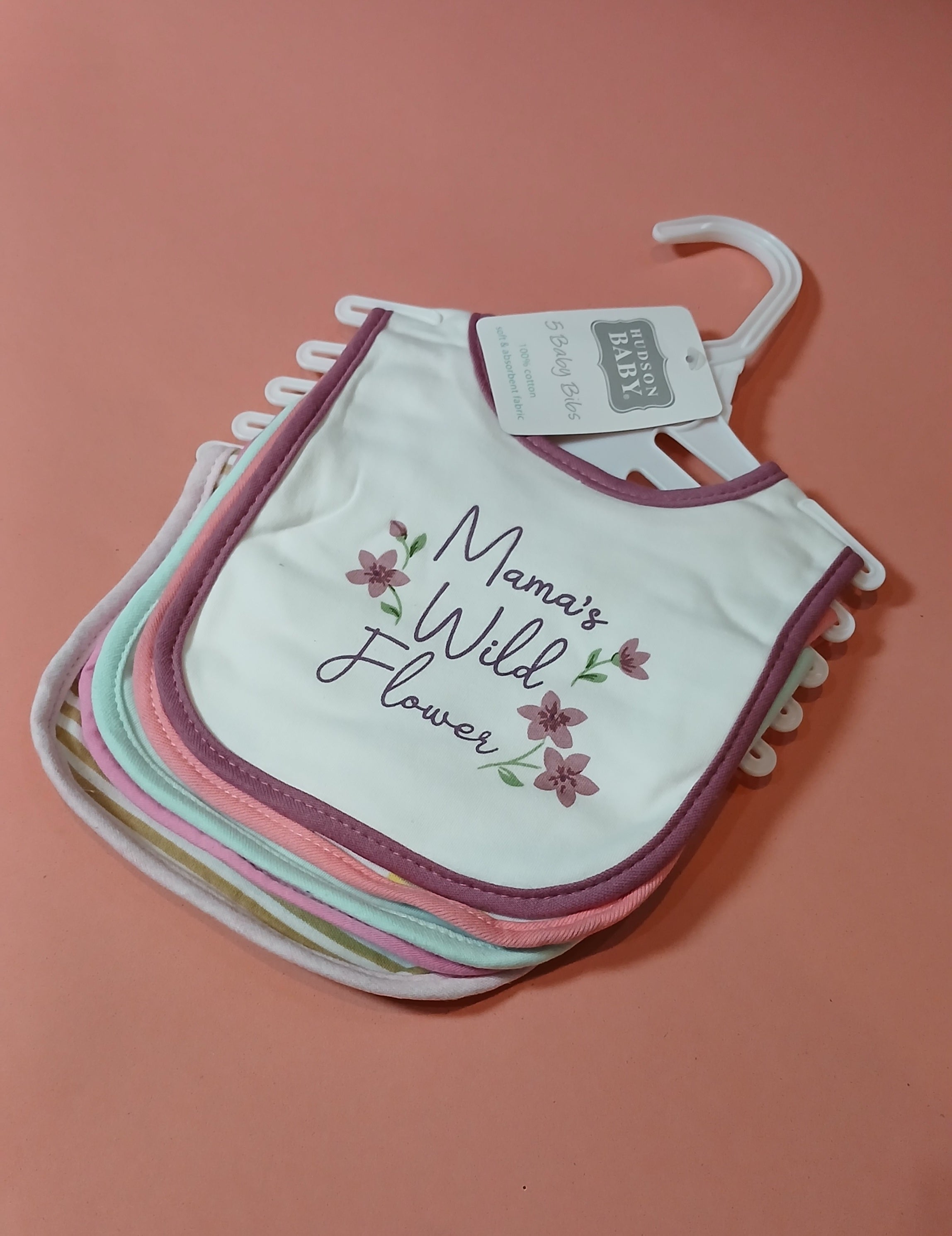 Hudson Pack of 5 Bibs