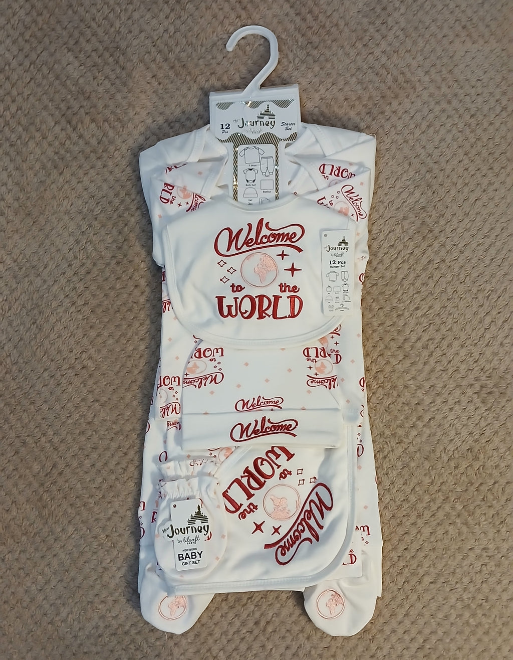 Welcome to the World – 12 Piece Baby Gift Set