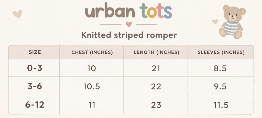 Knitted Striped Woolen Romper