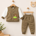 Baby Winter 2 Piece Set-Brown Teddy Bear.