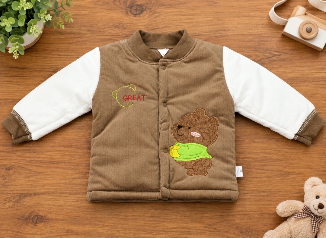 Baby Winter 2 Piece Set-Brown Teddy Bear.