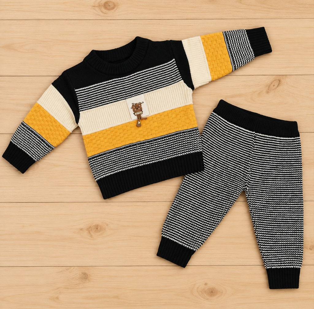 Knitted Pajama Suit Set