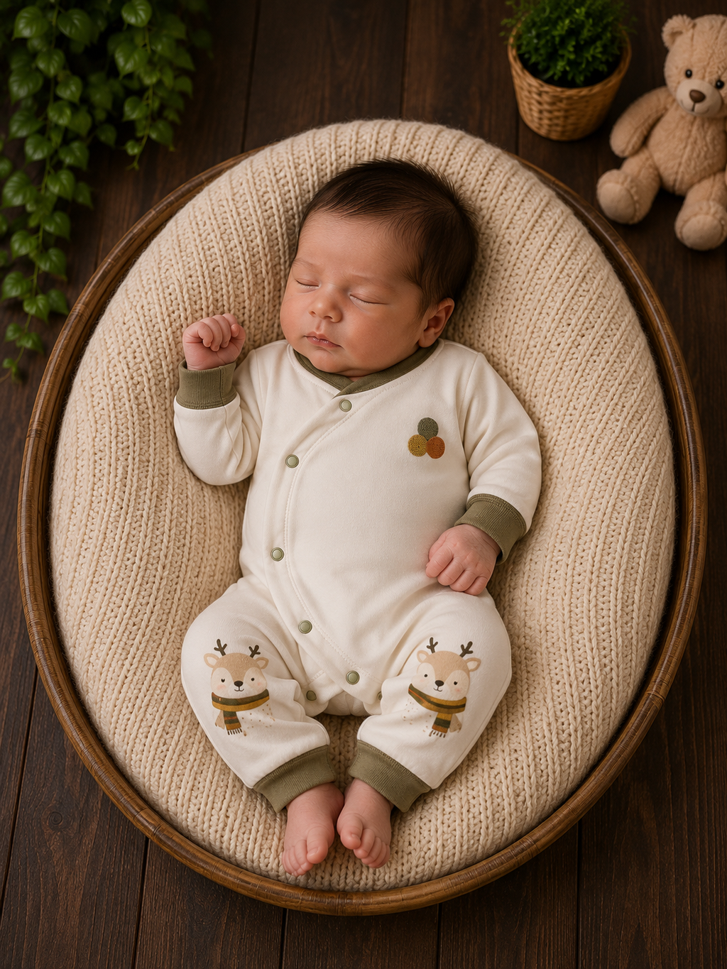 Poco Bear Baby Romper