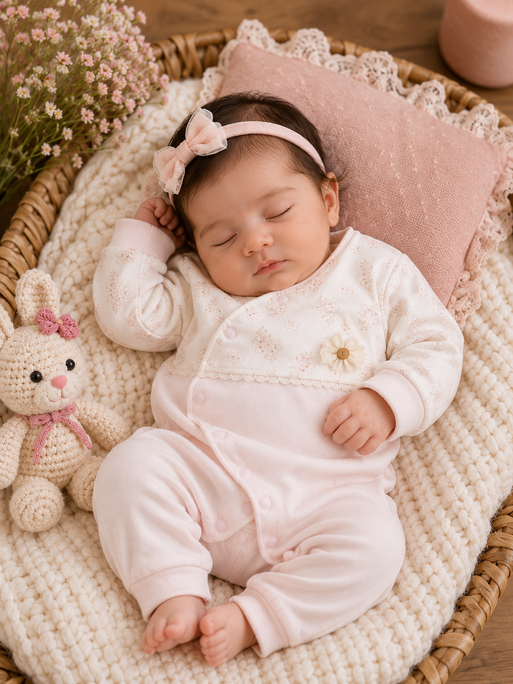 Baby Girl Romper Set