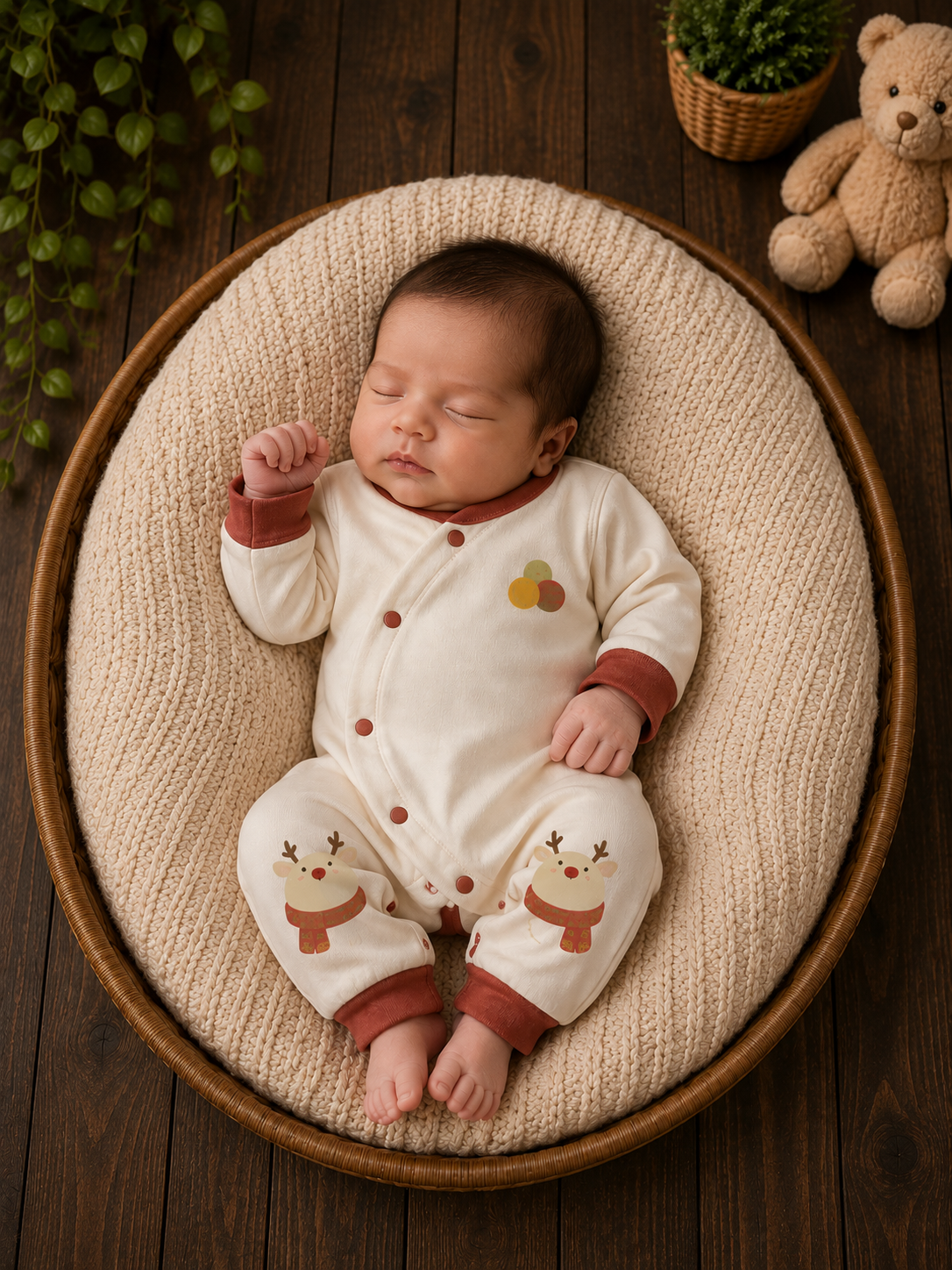Poco Bear Baby Romper
