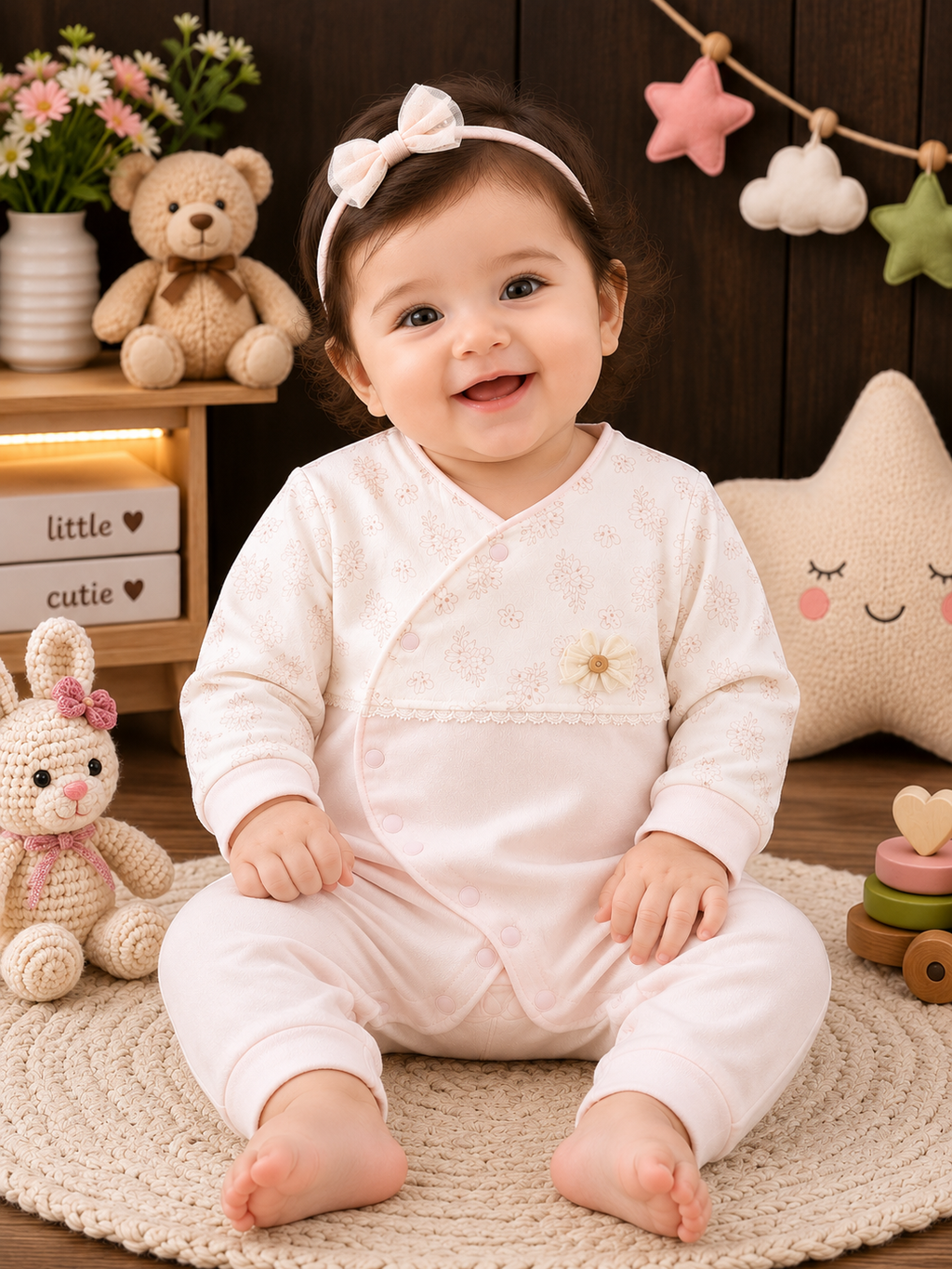 Baby Girl Romper Set