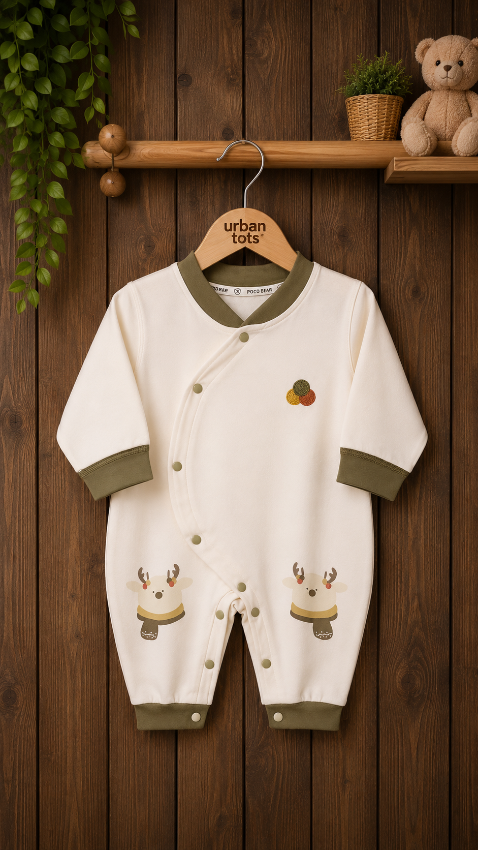 Poco Bear Baby Romper