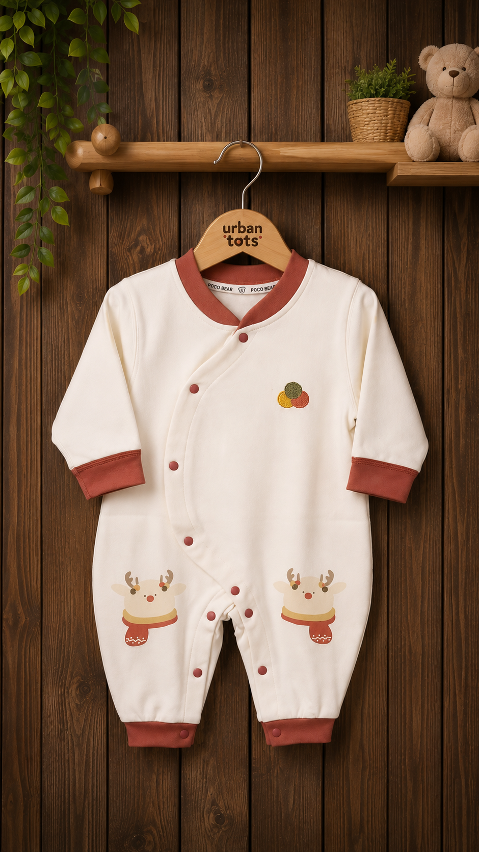 Poco Bear Baby Romper